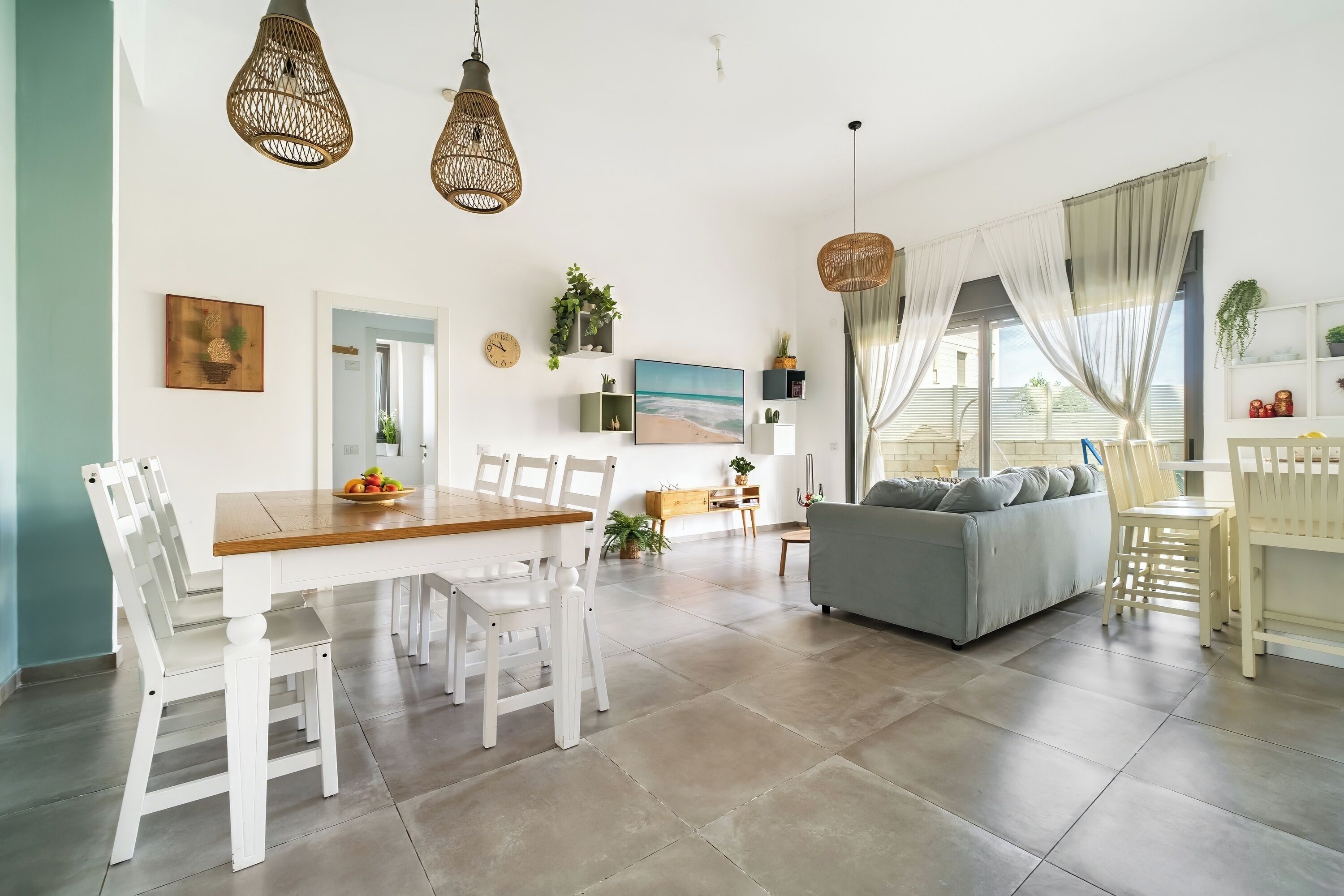 Apartemen, pemandangan kebun | Area keluarga