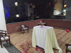 Habitació doble, balcó, vistes a la ciutat | Terrassa o pati
