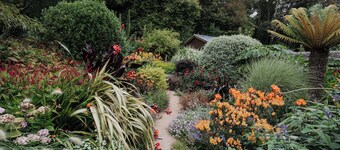 Tranquil Japandi lodge in stunning award-winning coastal gardens