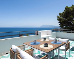 Standard Apartment, Sea View | Terrace/patio