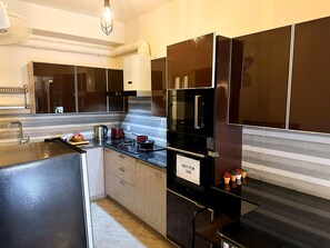 Microwave, oven, stovetop