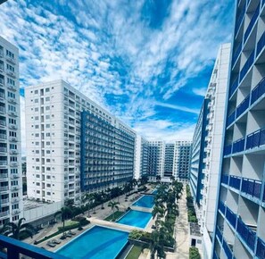 คอนโด, 1 ห้องนอน, พร้อมสิ่งอำนวยความสะดวกสำหรับผู้พิการ | บริเวณภายนอก