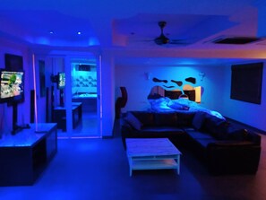 Living room - 75 sqm Studio Type Jacuzzi Apartment 101a (Pattaya)