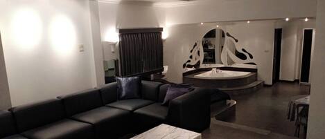 Apartment, 1 Schlafzimmer, Raucher, Balkon | Wohnzimmer