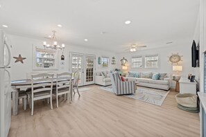 Smart TV, ping pong, books