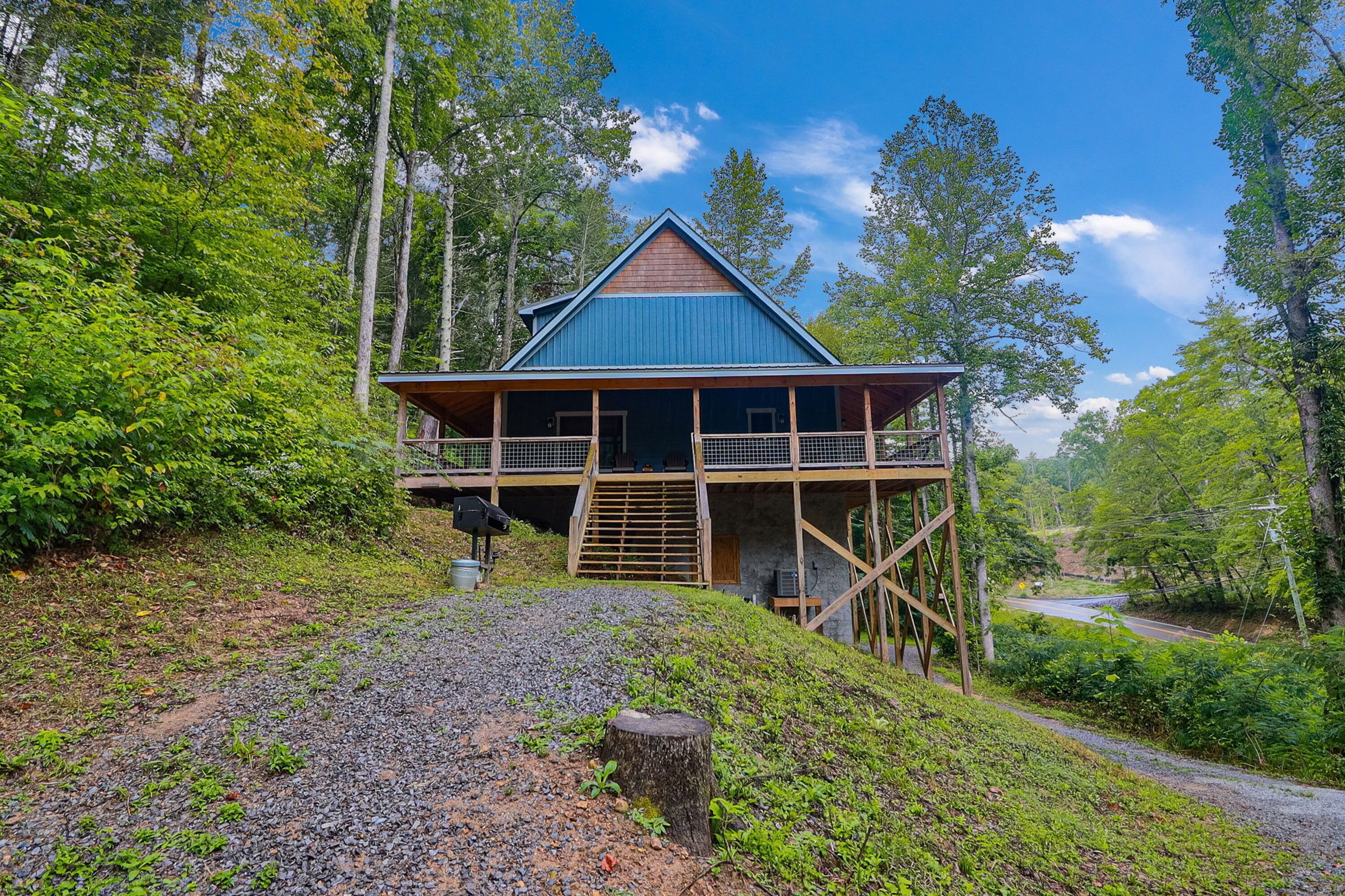 Fachada de la propiedad