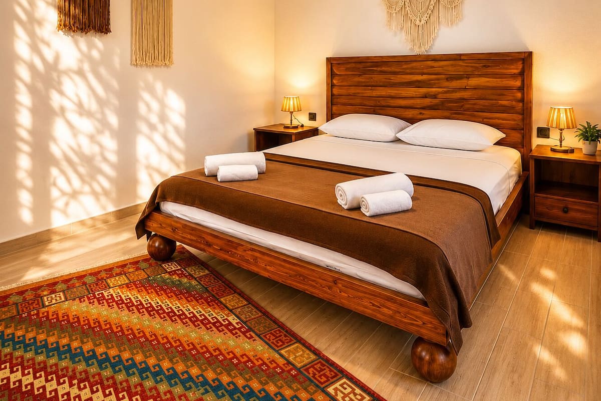 Minibar, wifi gratis y ropa de cama