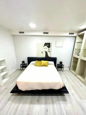 1 soveværelse, sengetøj