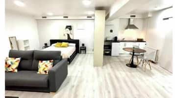 1 dormitorio y ropa de cama