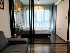 Huoneisto, 1 makuuhuone, esteetön, yksityinen uima-allas