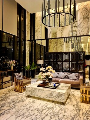 Condo, 1 Bedroom, Accessible, Private Pool | Living room - Immaculate Quite Resort Home, Brand new Acs&wifi (Bangkok)