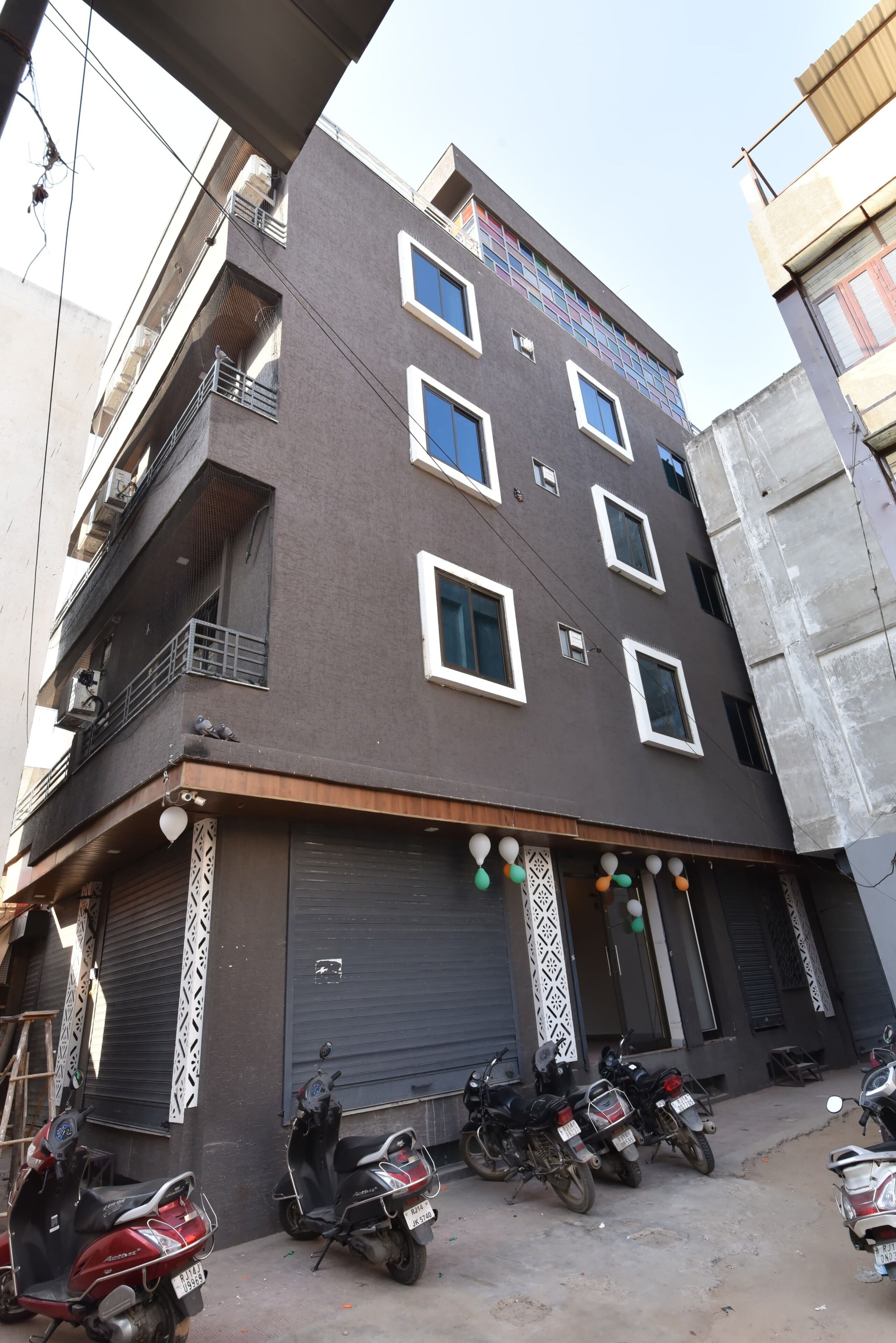 Fachada de la propiedad