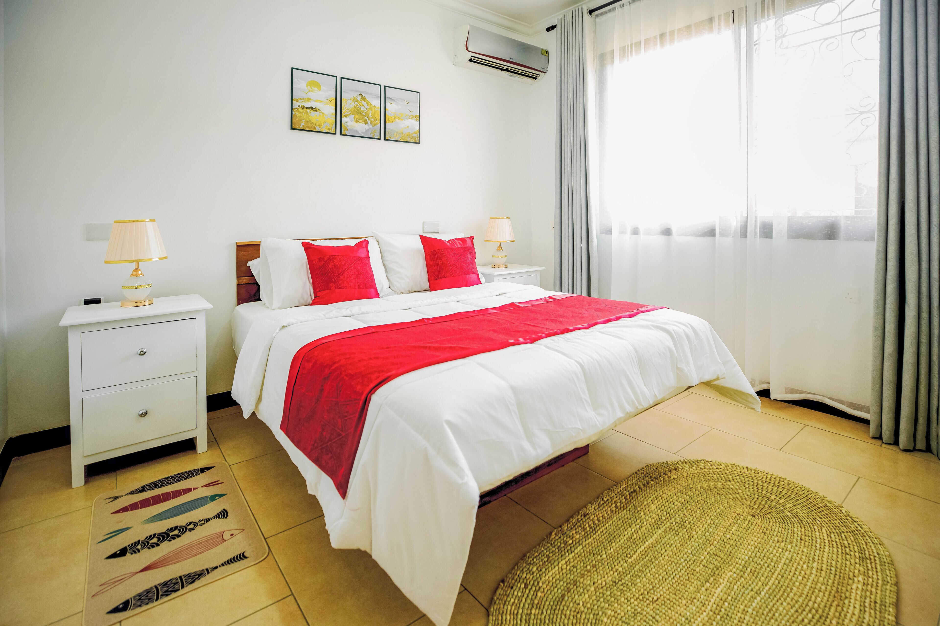 2 dormitorios, escritorio, tabla de planchar con plancha y wifi gratis