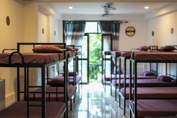 Comfort Shared Dormitory, Balcony, Garden View | Iron/ironing board
