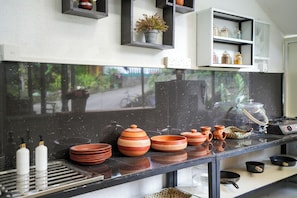 Comfort Shared Dormitory, Balcony, Garden View | Shared kitchen facilities
