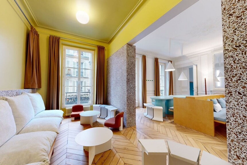 Joivy Delightful 1-bed Studio W/ Shared Co-working - Paris