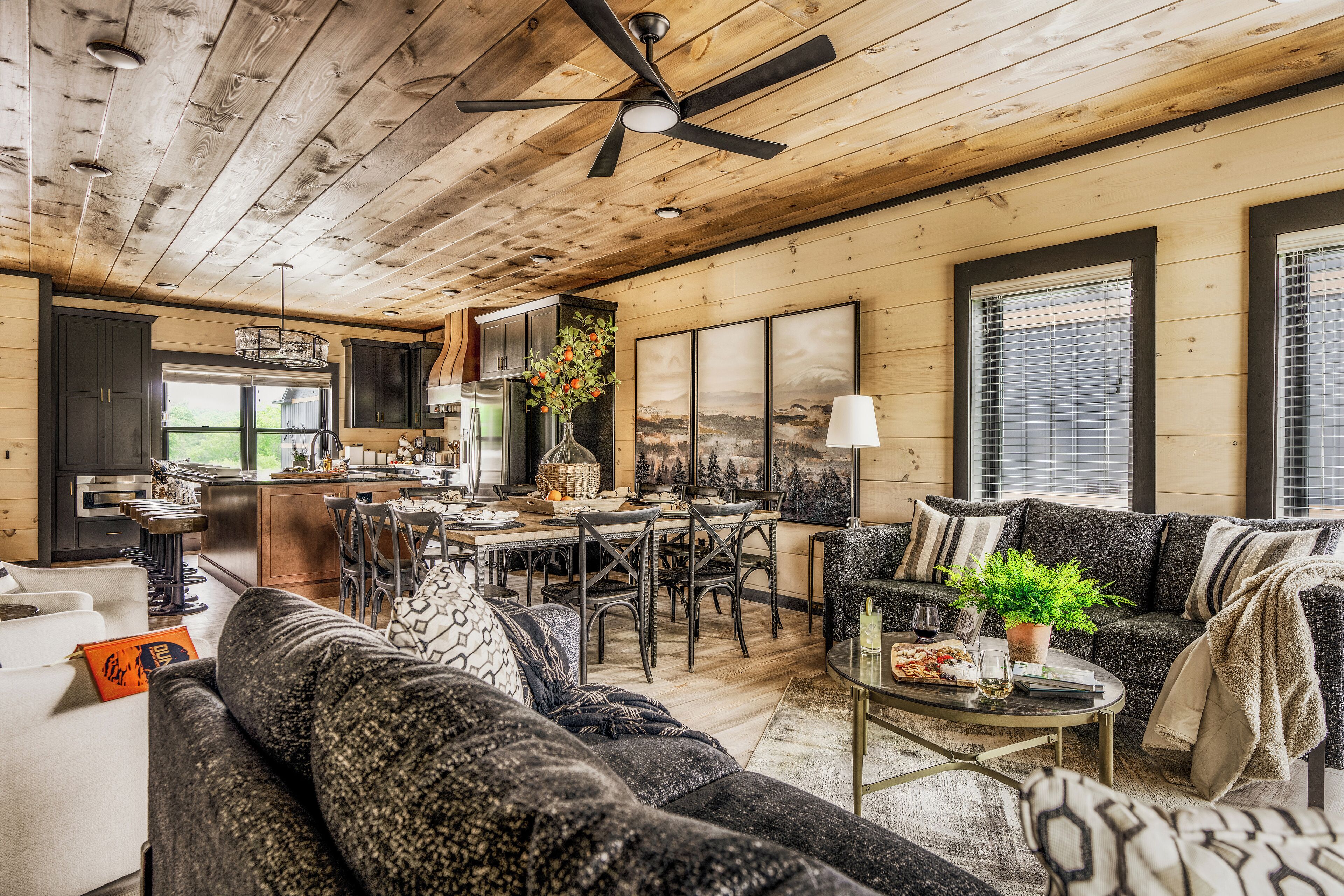 Presidential Cabin, 5 Bedrooms, Private Pool, Mountain View | Living room