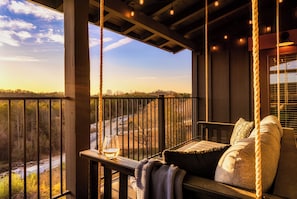 Luxury-Ferienhütte, 6 Schlafzimmer, eigener Pool, Bergblick | Balkon