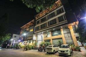 Front of property – evening/night