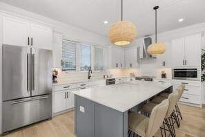 Maison, 5 chambres | Cuisine privée | Réfrigérateur, four, cafetière/bouilloire, grille-pain