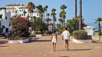 Apartament, 2 dormitoris, balcó, vistes al jardí | Platja