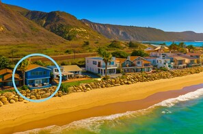 Na praia