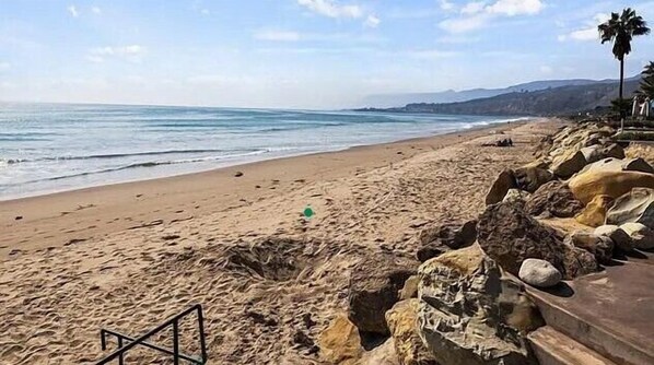 On the beach
