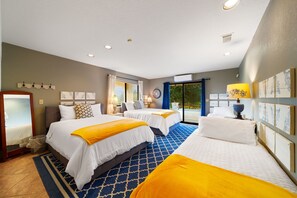 4 bedrooms, iron/ironing board, free WiFi, bed sheets