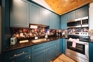 Microwave, oven, stovetop