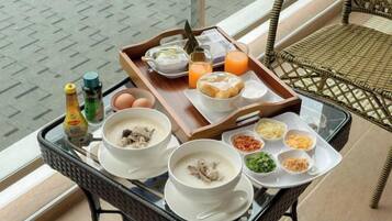 Breakfast for a fee