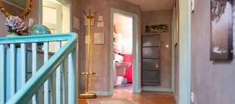 Appartamento 'Krumme Gustels Hüs' con balcone e Wi-Fi