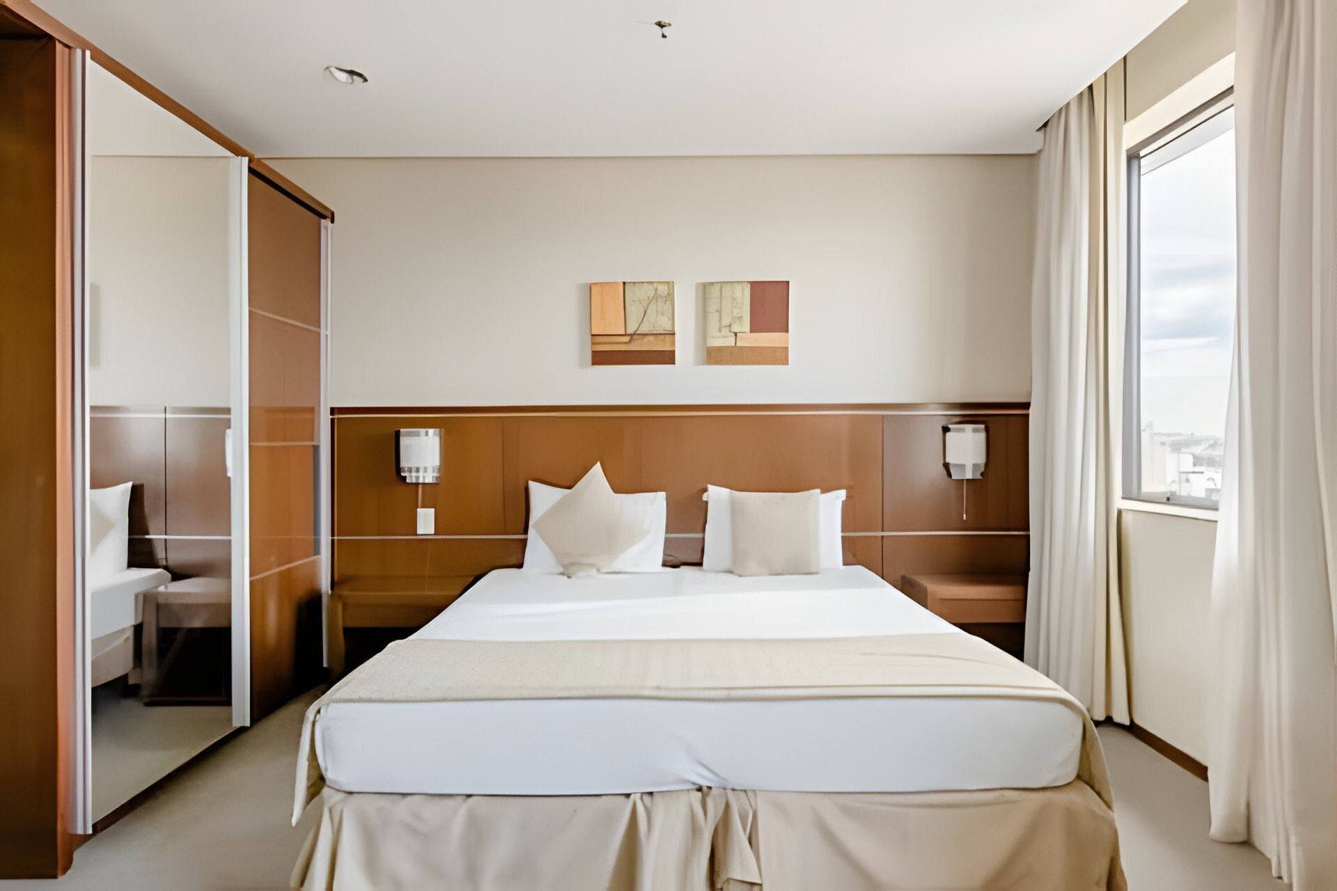 1 habitación y ropa de cama 