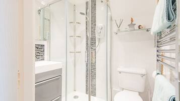Shower, hair dryer