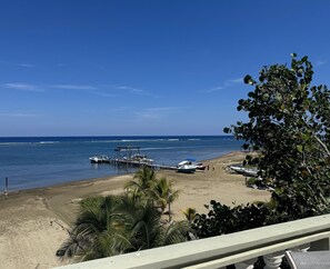 On the beach, beach towels