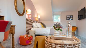 1 室のベッドルーム、WiFi、ベッドシーツ