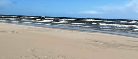 On the beach