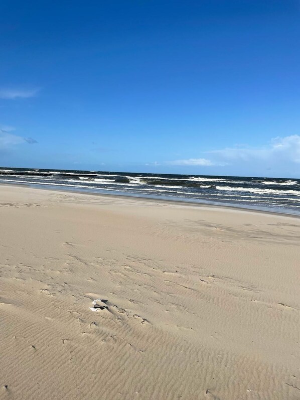 On the beach