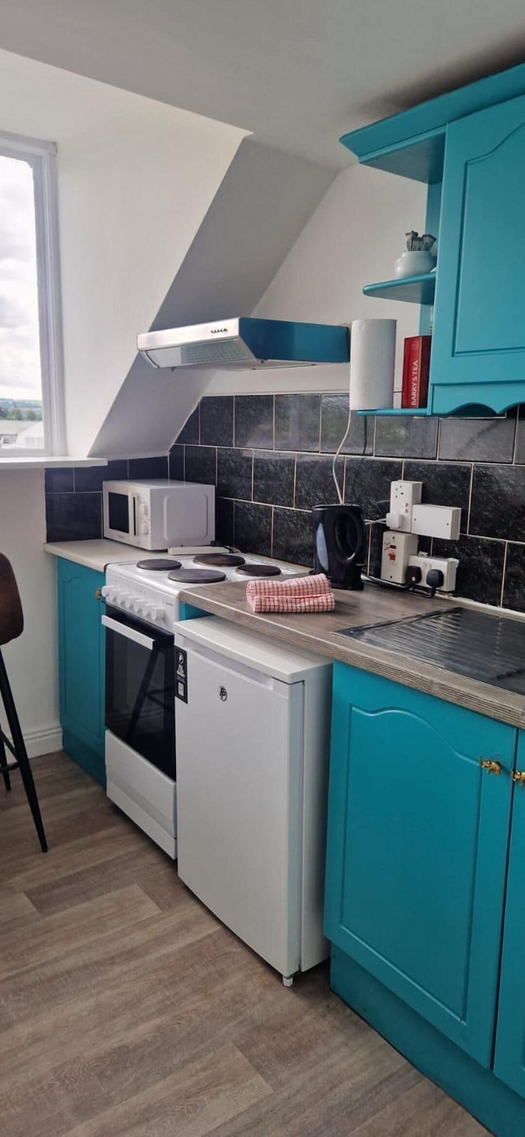 Frigorífic, microones, forn i placa de cuina 