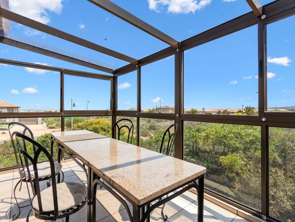 Fachada de la propiedad