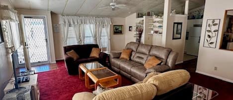 Smart TV, DVD player, video library