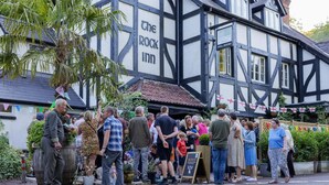 The Rock Inn, a traditional Tudor-style building with a pub and rooms. - The Rock Inn Hotel (Pub & Restaurant) (Taunton)
