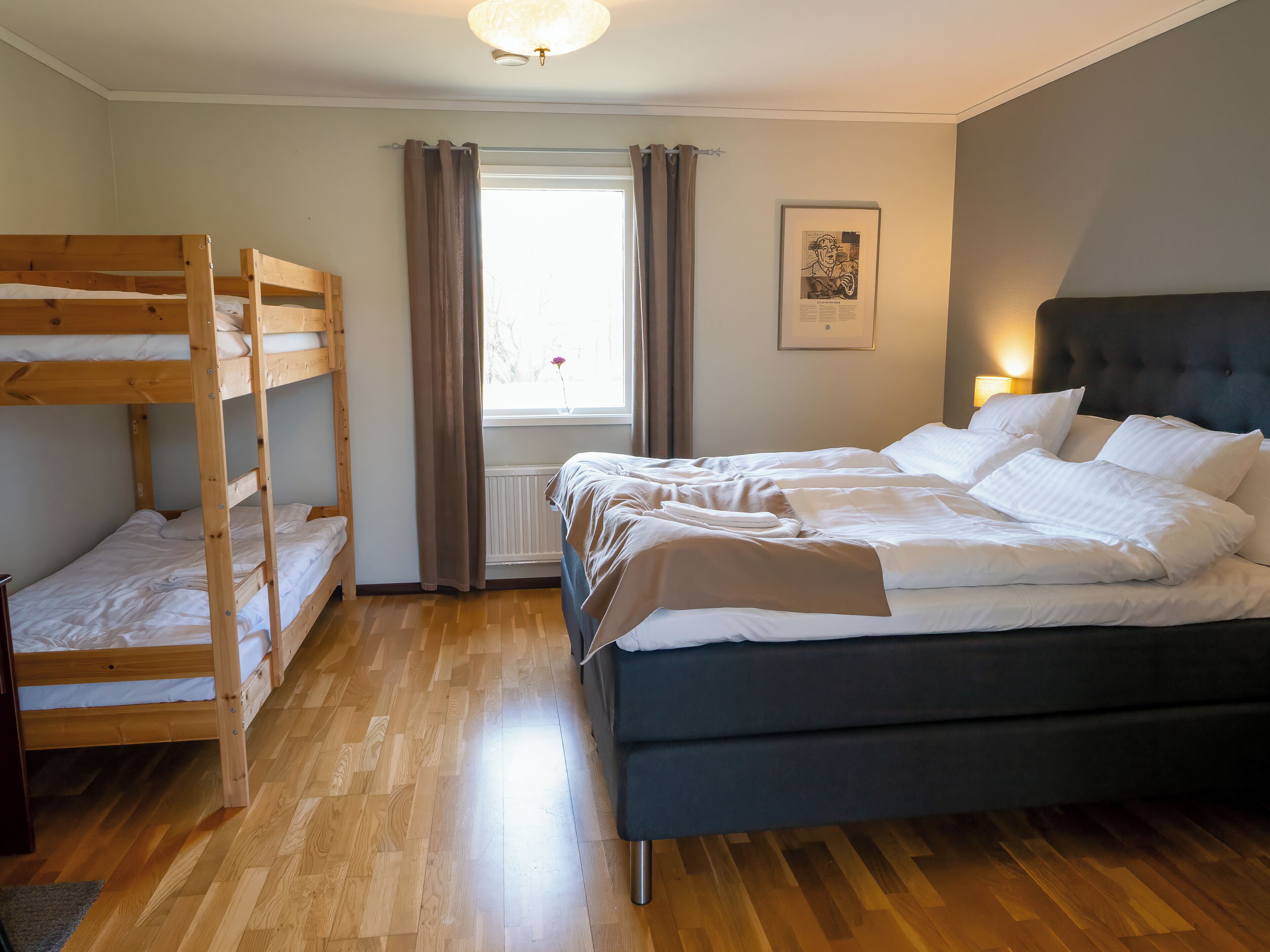 四人房, 花園景觀 | 書桌、免費無線上網、無障礙通道