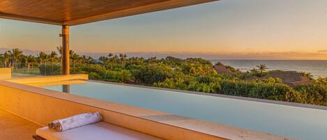 Indoor pool, a heated pool