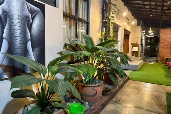 Enceinte de l’hébergement