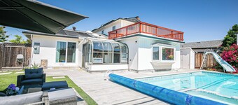 Fun 3BR w/ Pool & Slide – Pet Friendly in San Jose