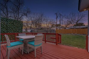 Front of property - Movie Room & Fenced Yard: San Antonio Family Home (San Antonio)