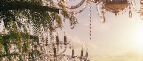 Espace de banquet Ă lâextĂ©rieur