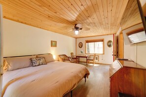 Interior - 10 Mi to Twin Pine Casino: Peaceful Cabin Getaway (Cobb)