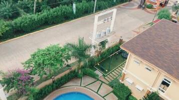 Blick von der Unterkunft