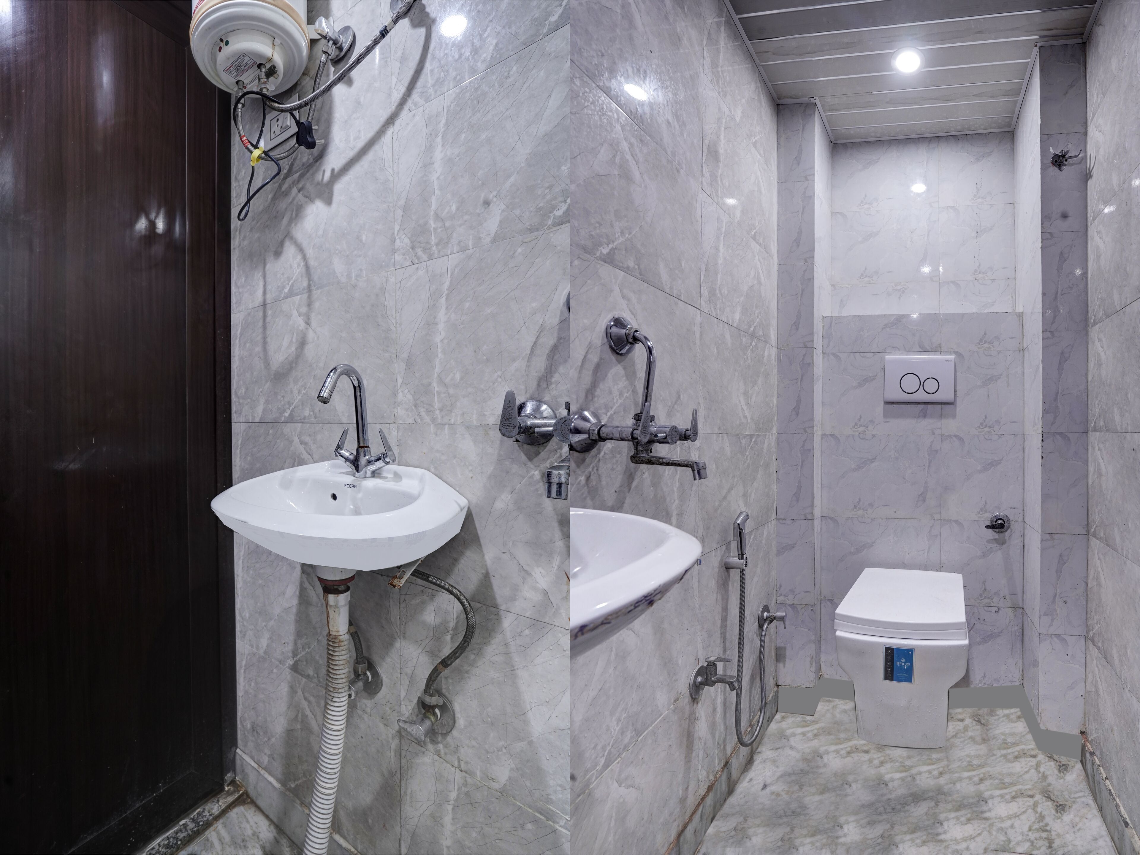 Double or Twin Room | Bathroom | Combined shower/bathtub, free toiletries, towels, soap